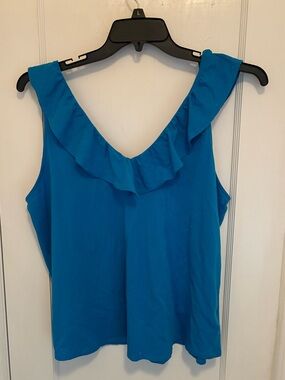 Land’s End LARGE Cotton, Modal, & Spandex Blend EUC Preowned BLUE